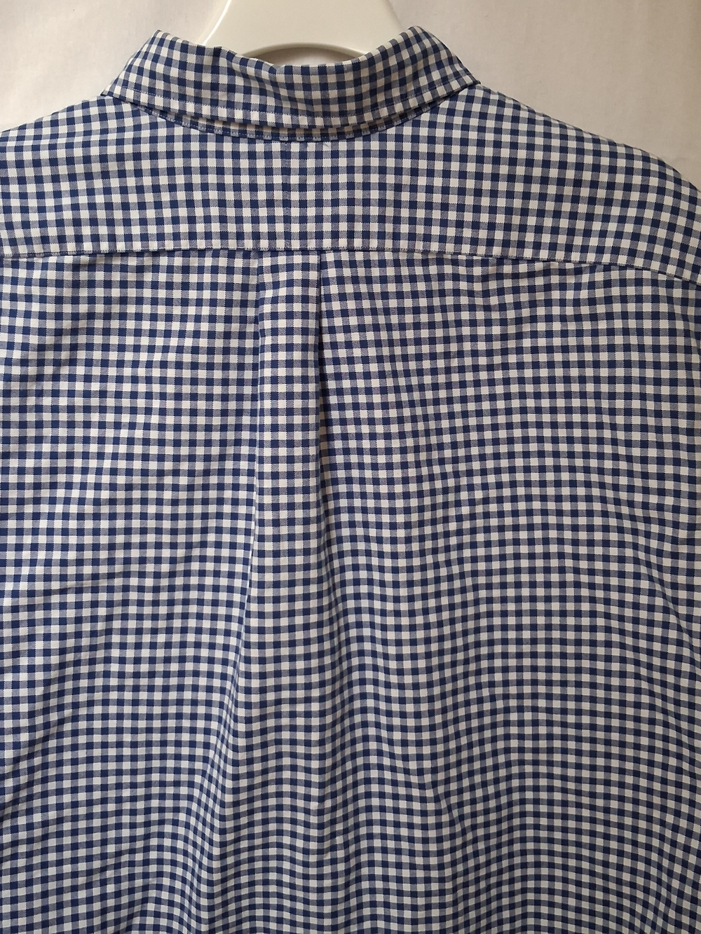 Polo Ralph‎ Lauren Men'sXXL TTG Blue White Gingham Button Down Shirt Long Sleeve - Picture 4 of 6